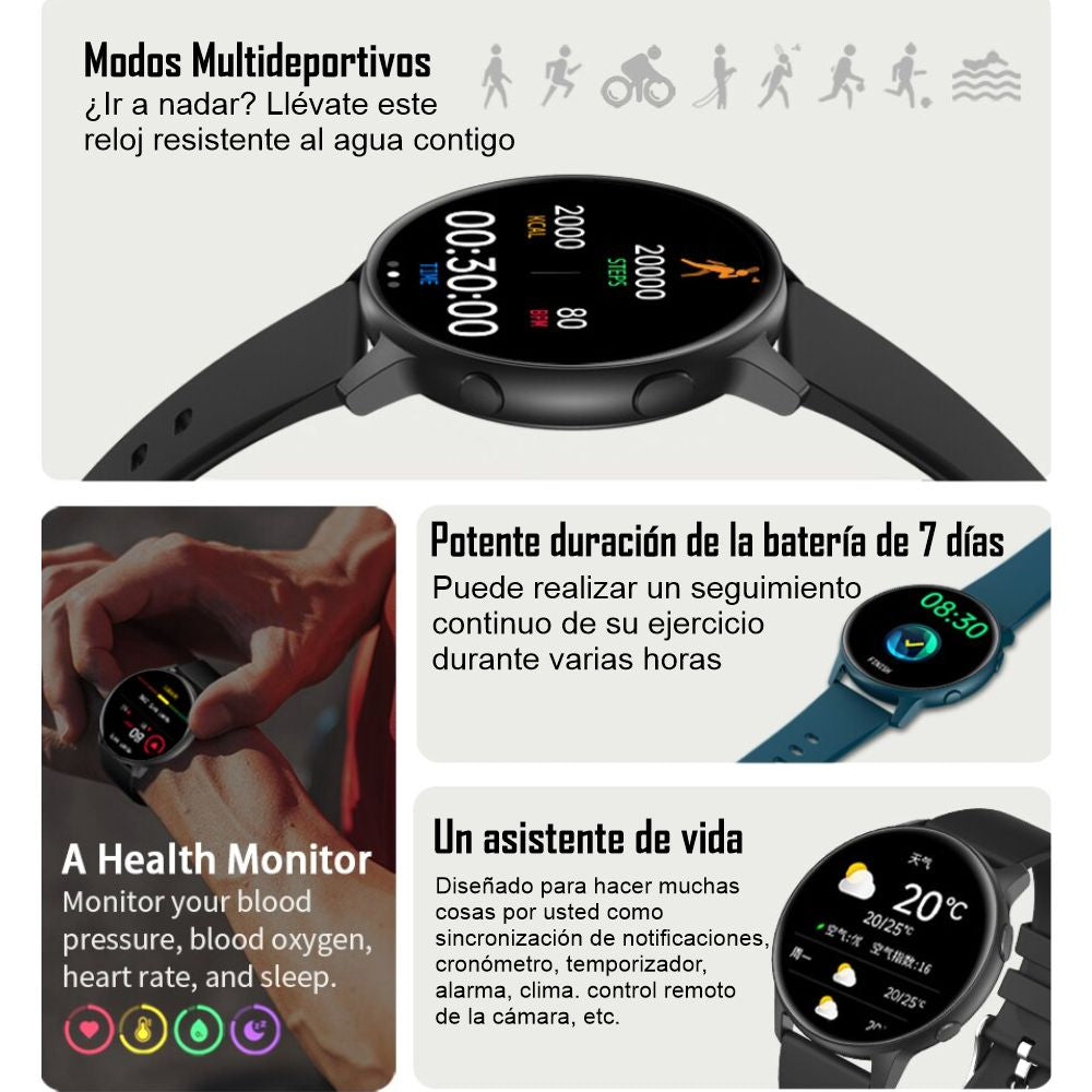 Combo Smartwatch Active 2 Audifonos F9