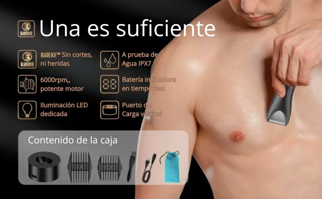 **¡Dile Adiós a los Cortes! El Barbeador Íntimo que Revoluciona tu Afeitado** 🪒✨