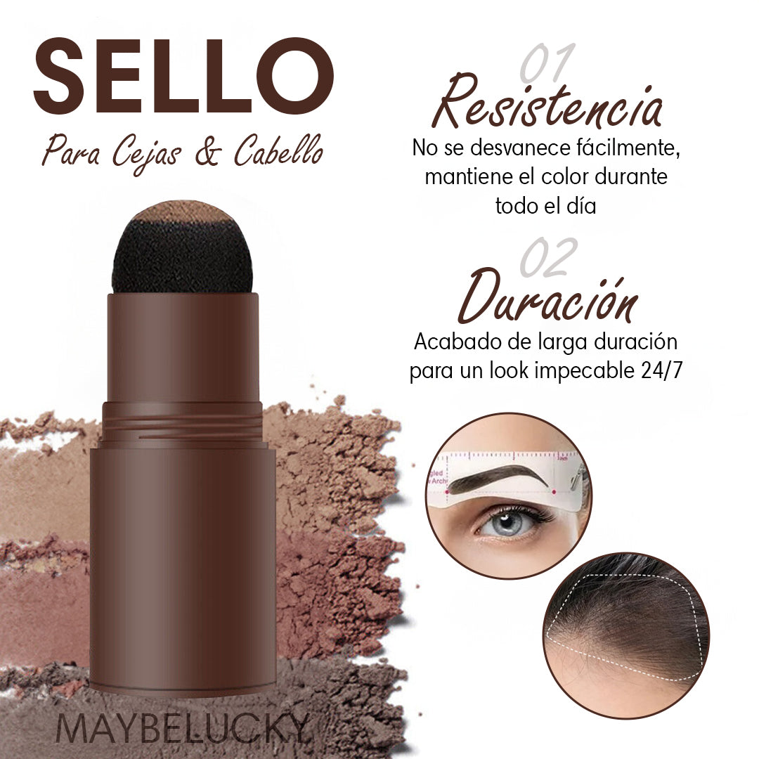 ¡CEJAS PERFECTAS EN SEGUNDOS! ✨ Sello Cejas Café – Definición, Precisión y Naturalidad ✨