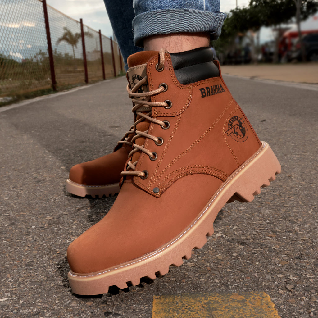 Bota Cuero Brahma Clasica  Máximo Confort