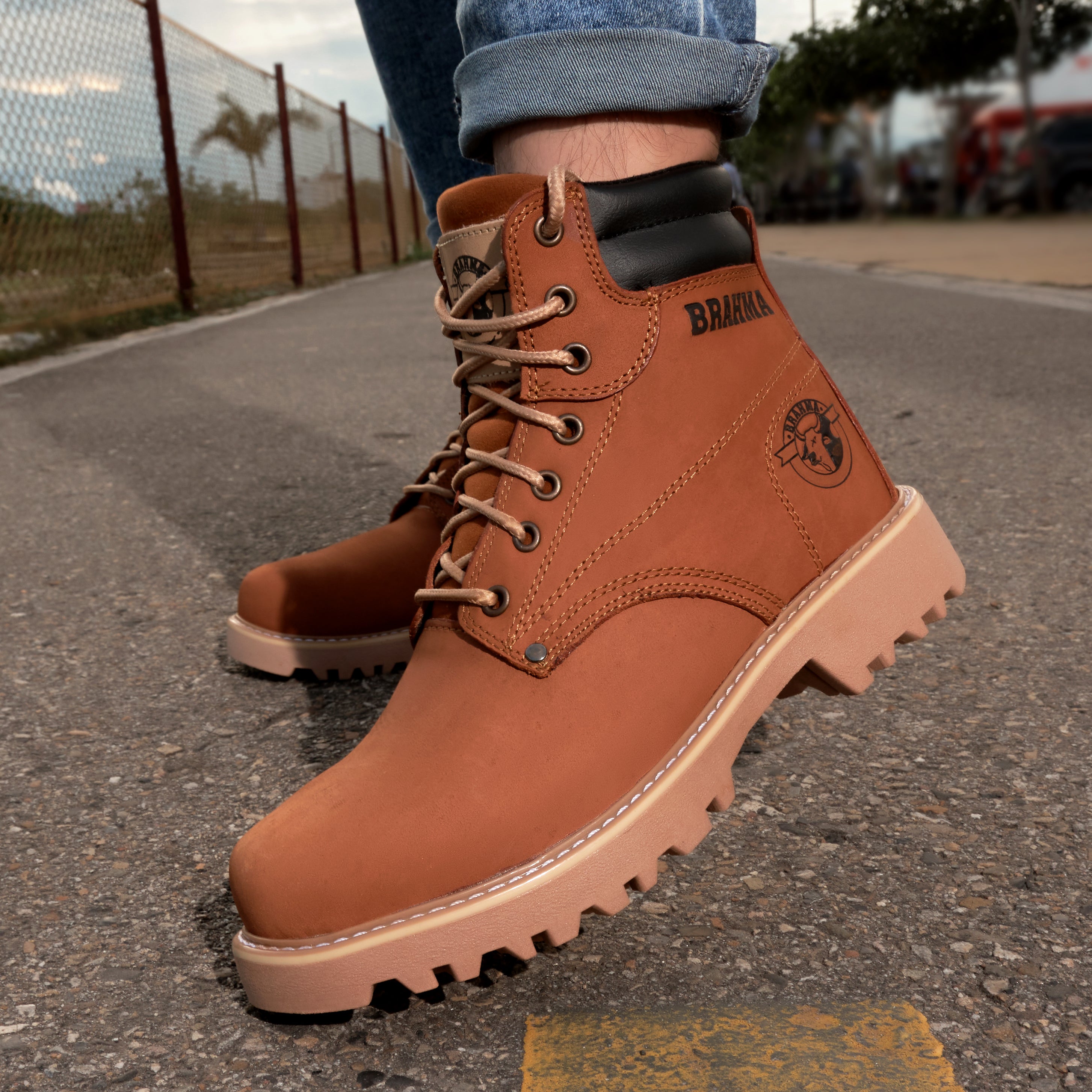 Bota Cuero Brahma Clasica  Máximo Confort