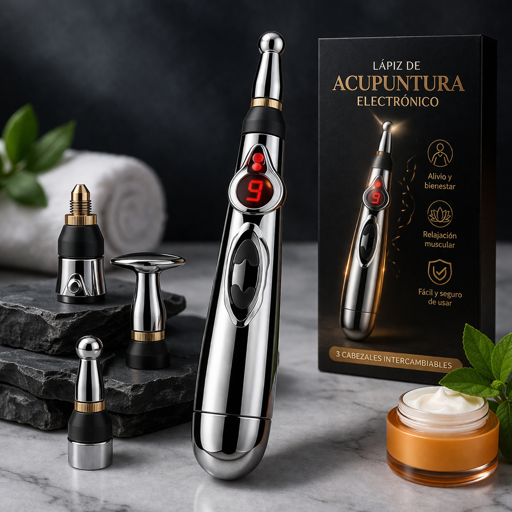 ✨Relajación y confort en tu rutina diaria ⚡ - Lapiz Acupuntura - 3 en 1 ⚡️