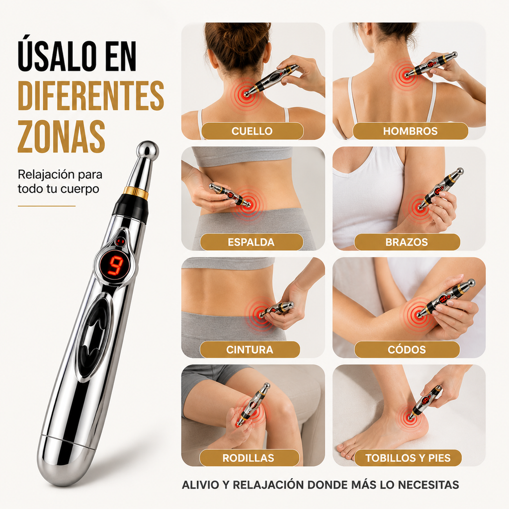 ✨Relajación y confort en tu rutina diaria ⚡ - Lapiz Acupuntura - 3 en 1 ⚡️