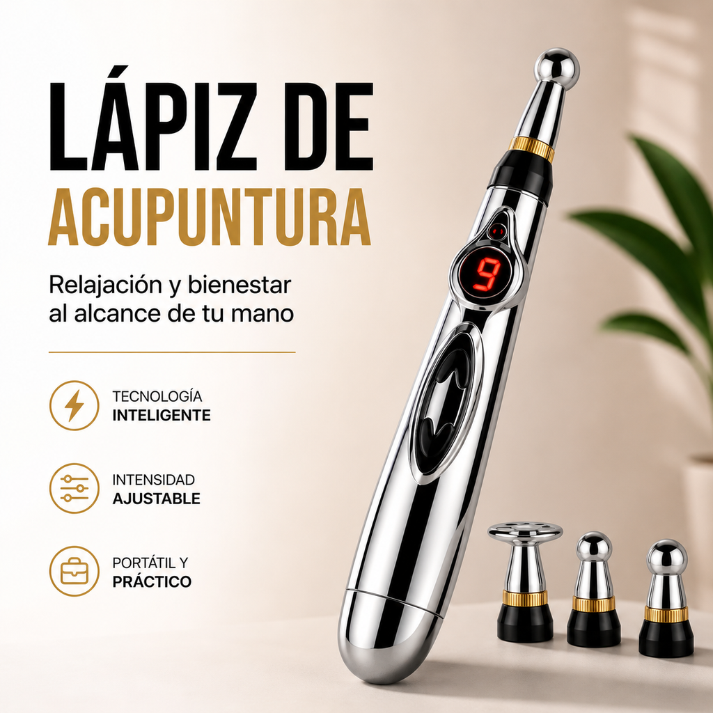 ✨Relajación y confort en tu rutina diaria ⚡ - Lapiz Acupuntura - 3 en 1 ⚡️