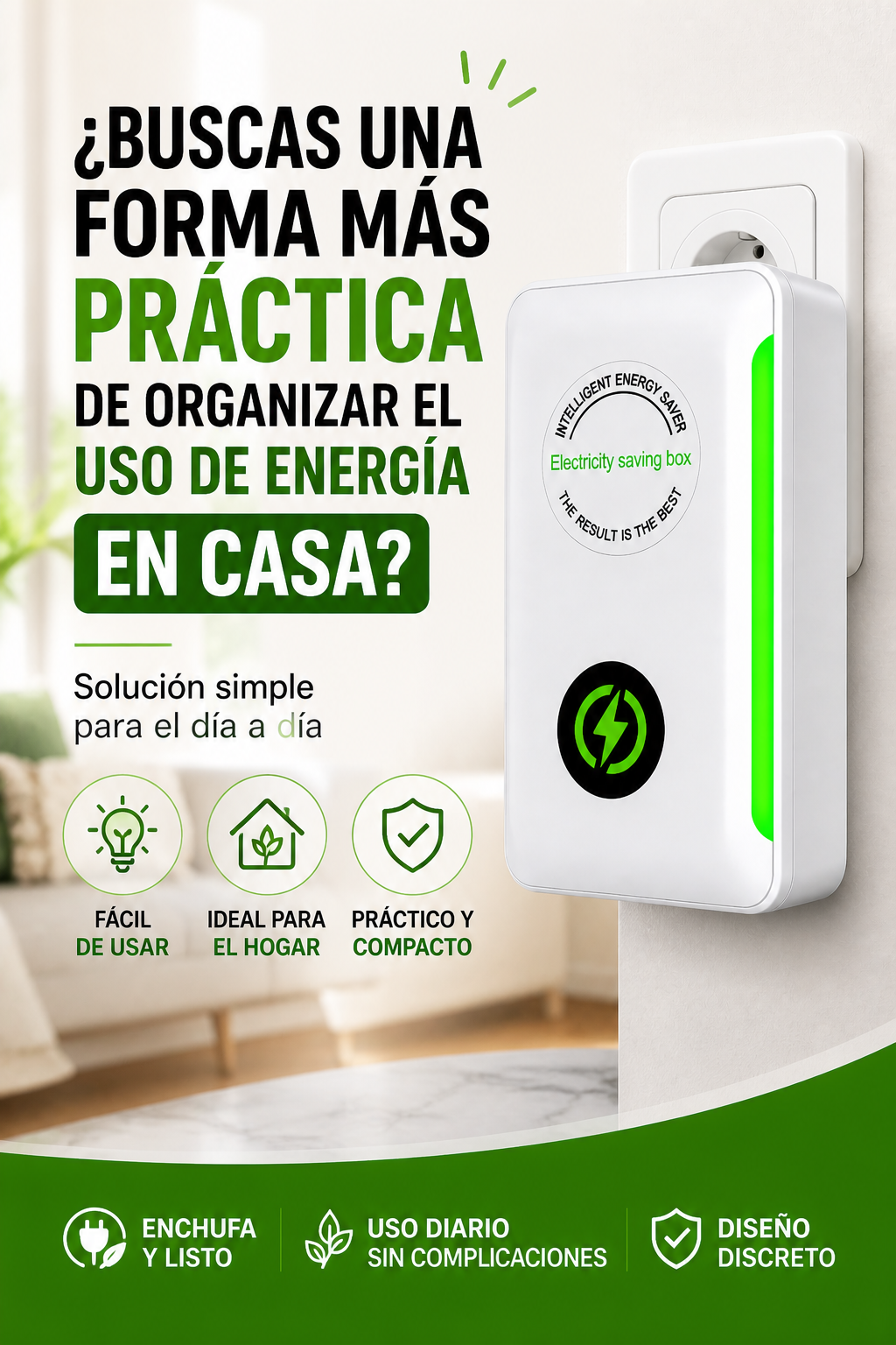 AHORRADOR DE ENERGIA - Solución práctica para tu hogar