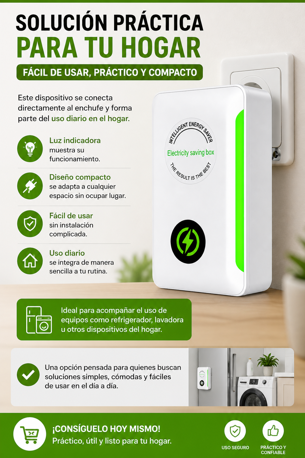 AHORRADOR DE ENERGIA - Solución práctica para tu hogar
