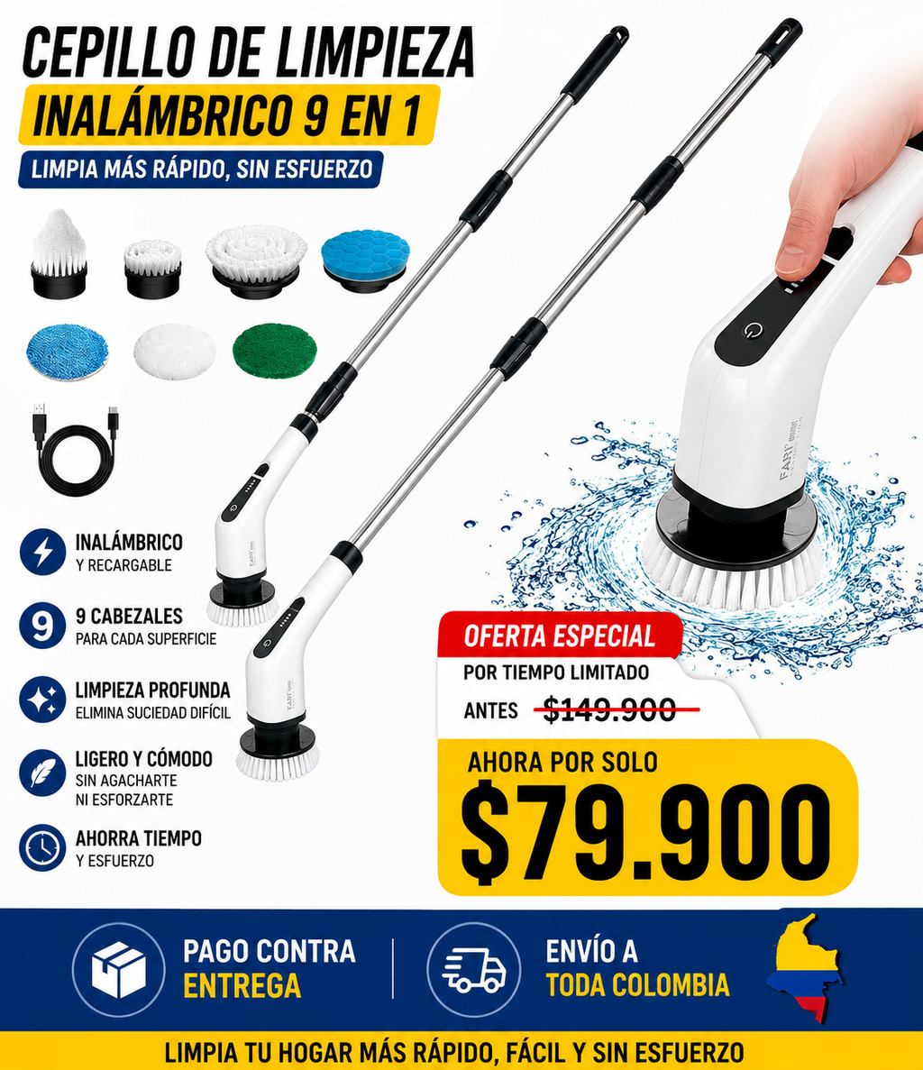 [PROMOCIÓN] PowerClean 360° | Limpieza total sin esfuerzo $79.900 COP