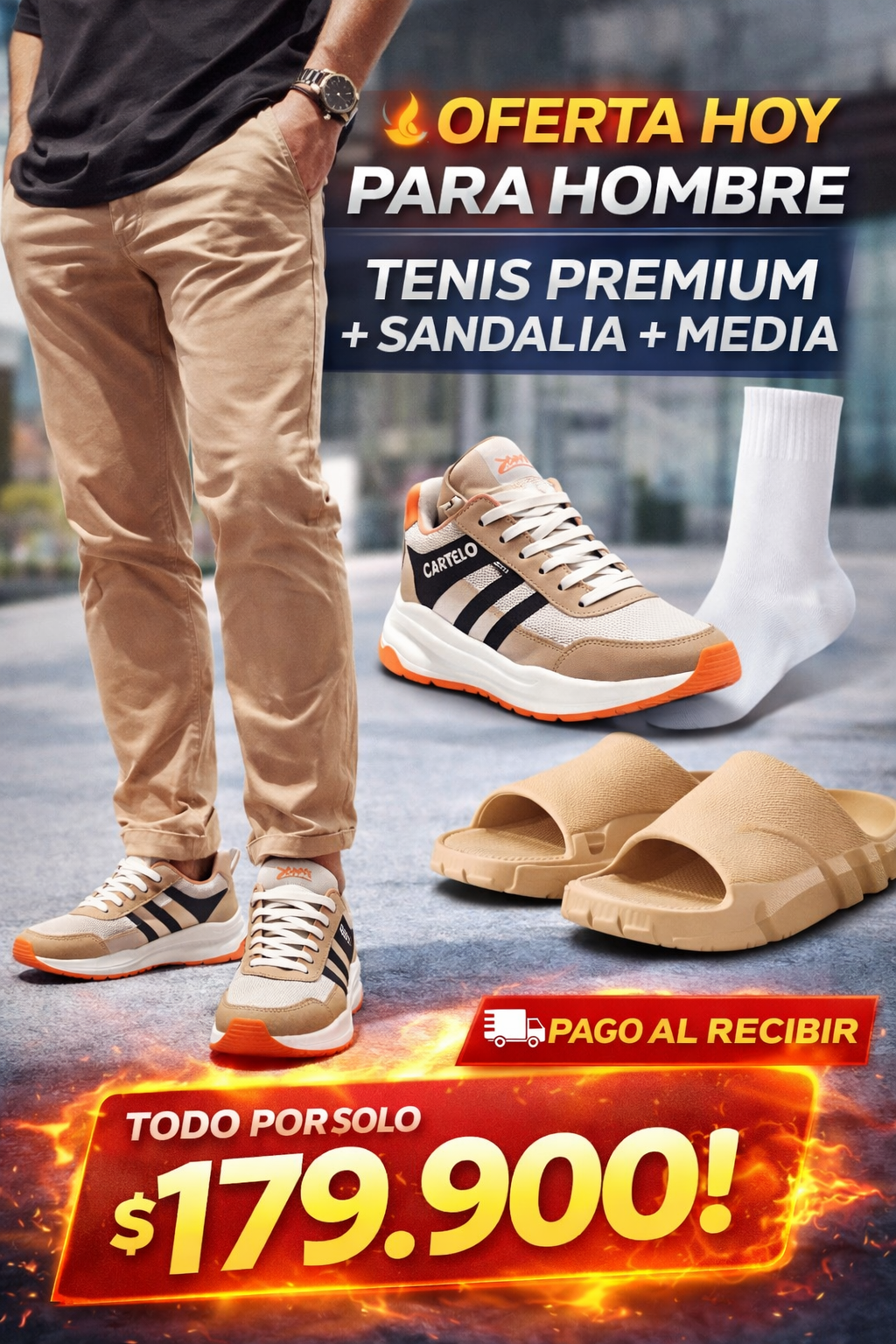 Combo Masculino Premium 3 en 1 | Estilo + Comodidad