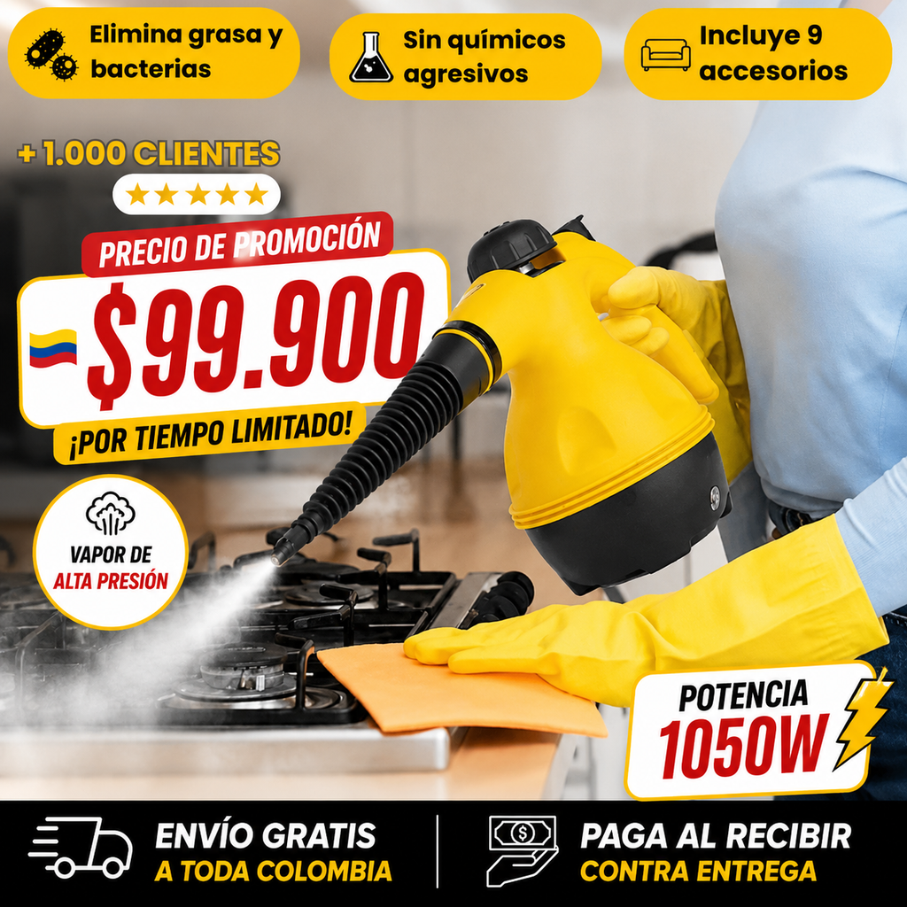 🔥[PROMO] Maquina de Limpieza a vapor Multifuncional 🔥