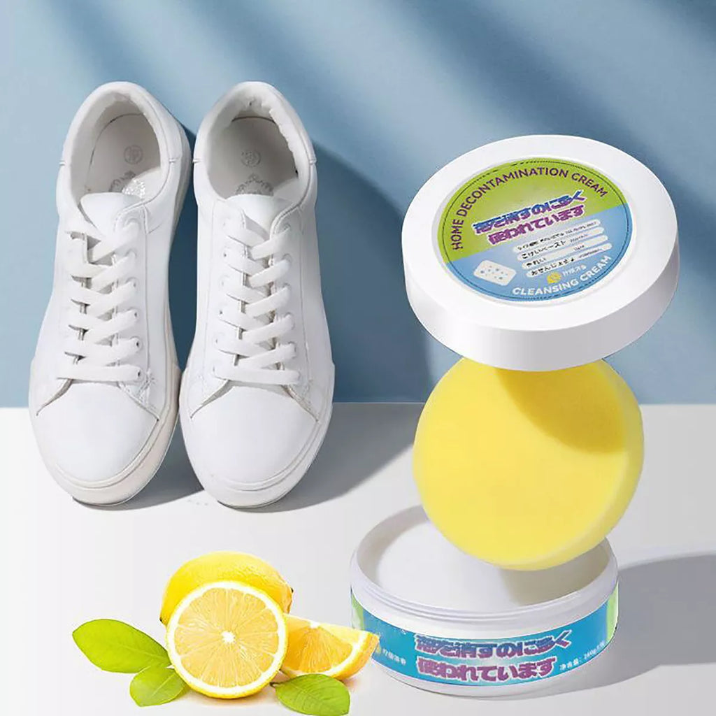 ¡Transforma tus zapatos con la Crema Limpiadora De Zapatos! ✨