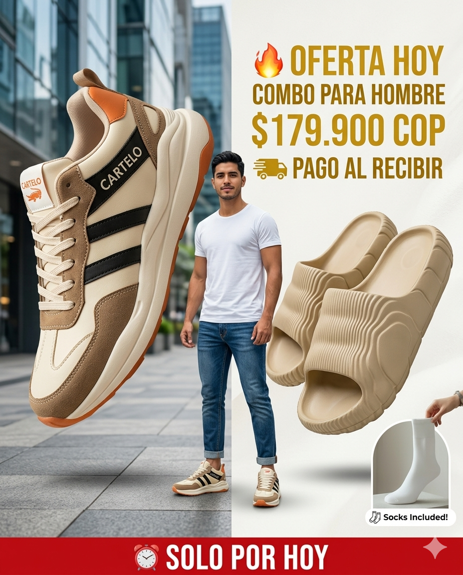 Combo Masculino Premium 3 en 1 | Estilo + Comodidad