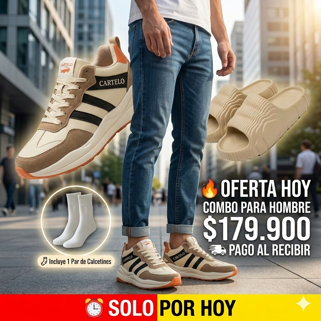Combo Masculino Premium 3 en 1 | Estilo + Comodidad